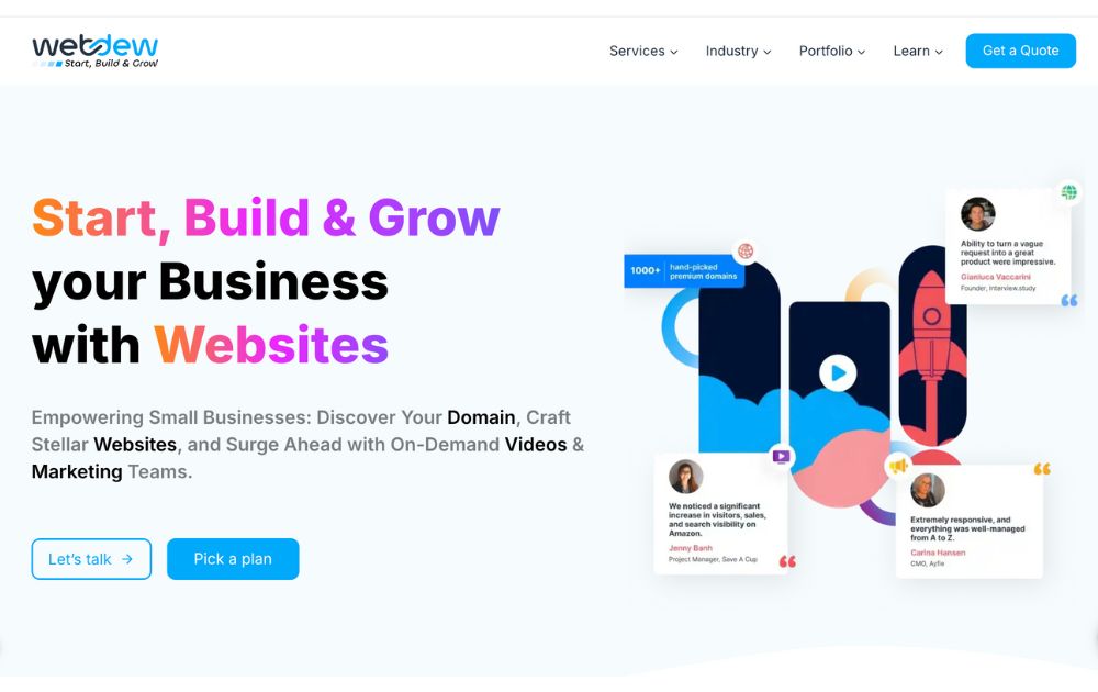 highest rated design services Webdew