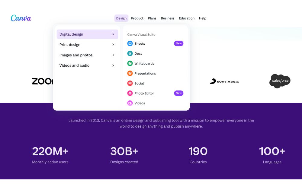 Fiverr vs Canva vs Penji Canva features