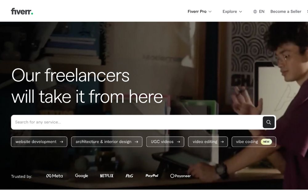 Fiverr vs Canva vs Penji Fiverr website