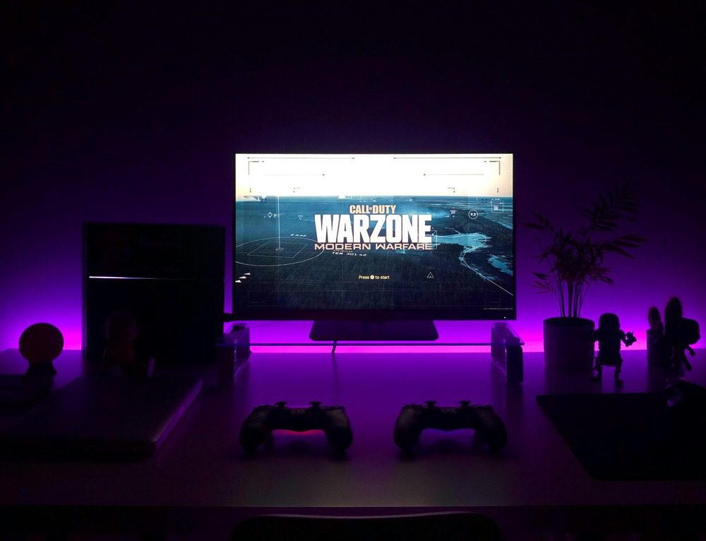 warzone game on screen