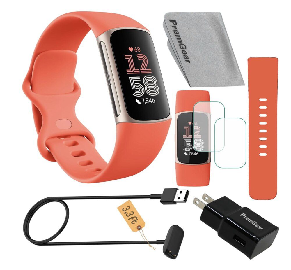 orange fitbit charge 6