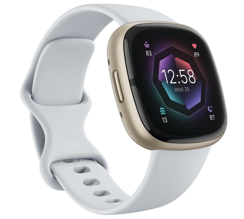 white fitbit sense 2