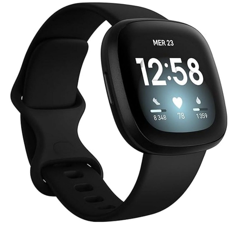 black fitbit versa 3