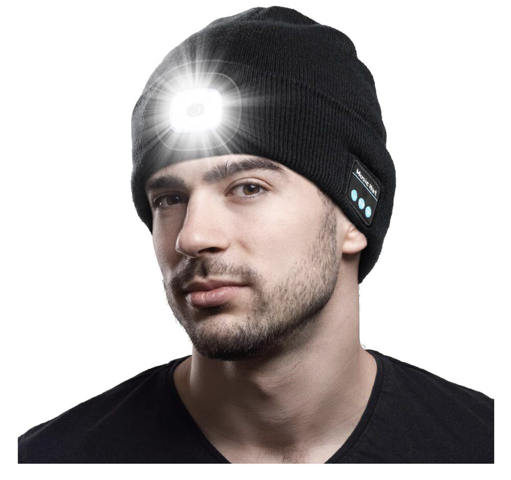 bluetooth beanie with light