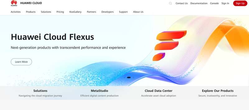 Huawei cloud based software