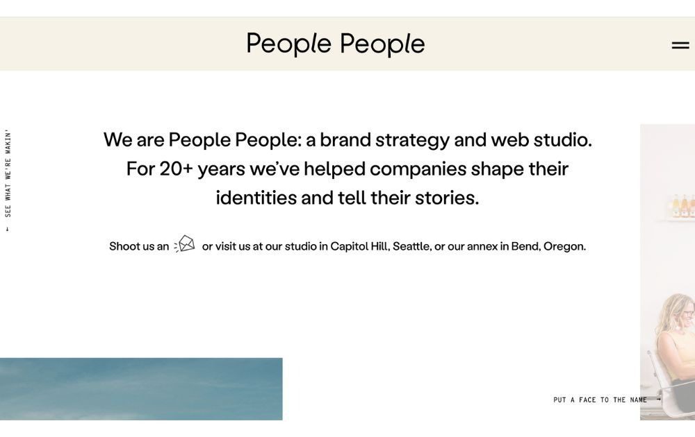 best design agency in Washington People People