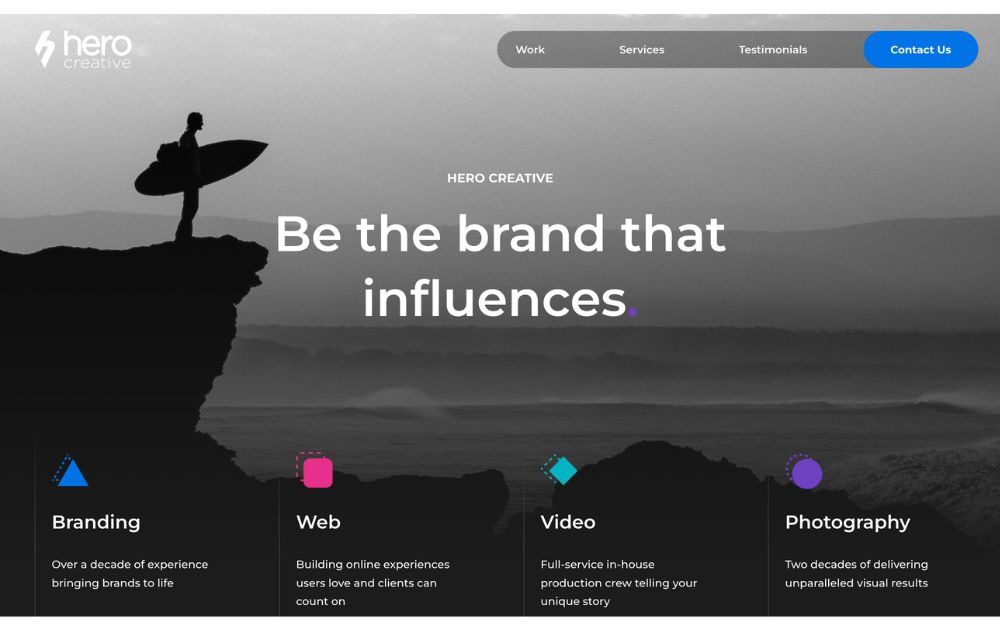 best design agency in Washington Hero Creative